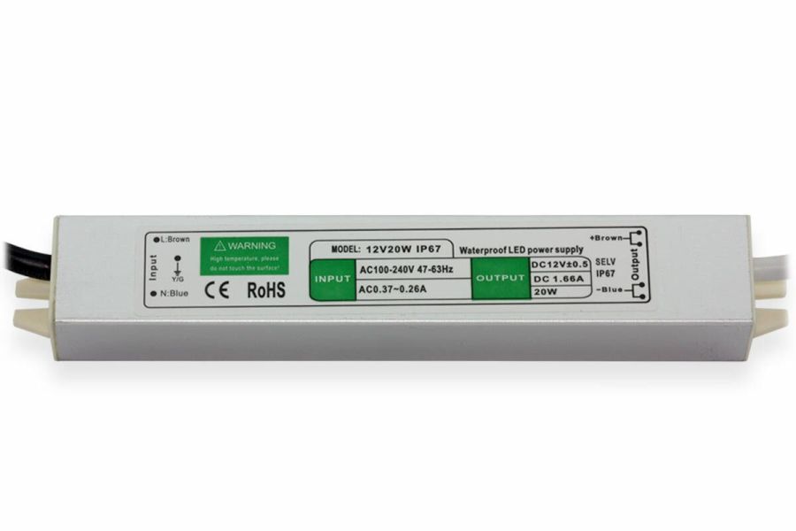 Блок живлення імпульсний PROLUM 20W 12V (IP67,1,67A) Series WPS