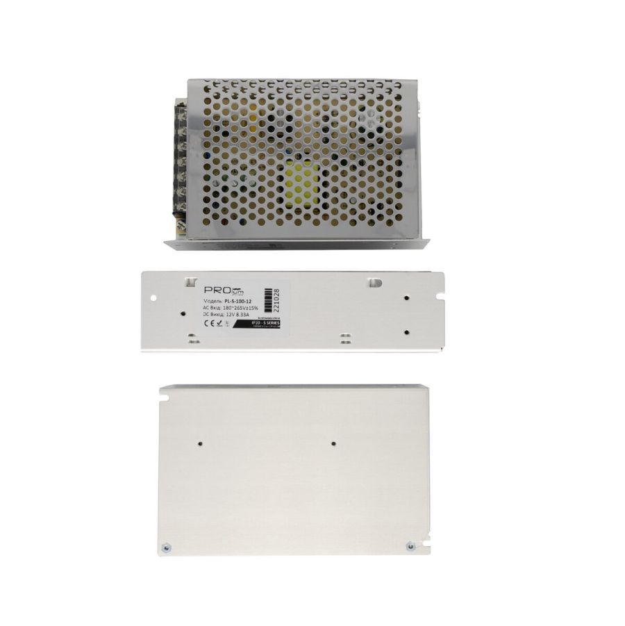 Блок живлення PROLUM™ 12V, 100W, 8.33А, Series "S"