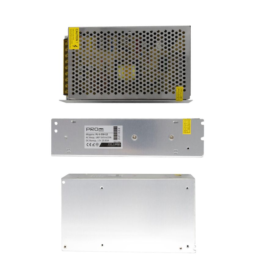 Блок живлення PROLUM™ 12V, 250W, 20.83А, Series "S"