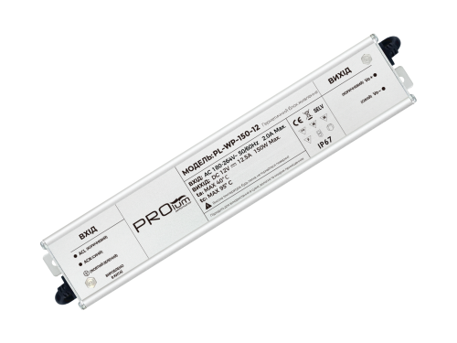 Блок живлення PROLUM™ 12V, 150W, 12.5А, Series "WPS"