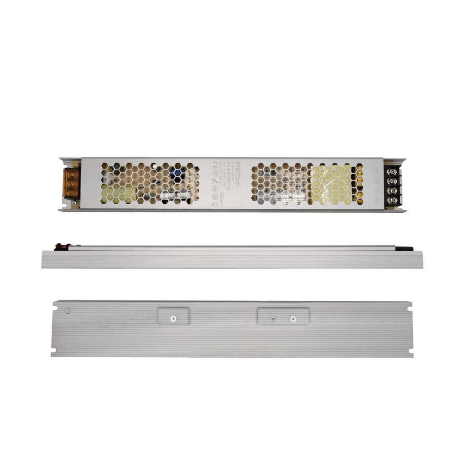 Блок питания 12В 300Вт 25А IP20 PL-SP-300W-C-12 Slim металлический перфорированный корпус