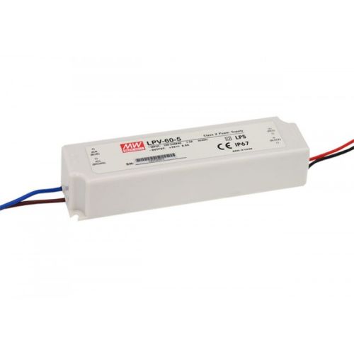 Блок живлення Mean Well LPV-60-5 (40W; 8A; 5V; IP67) Series "LPV"