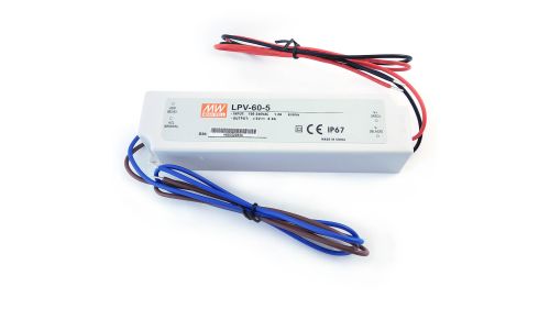 Блок живлення Mean Well LPV-60-5 (40W; 8A; 5V; IP67) Series "LPV"