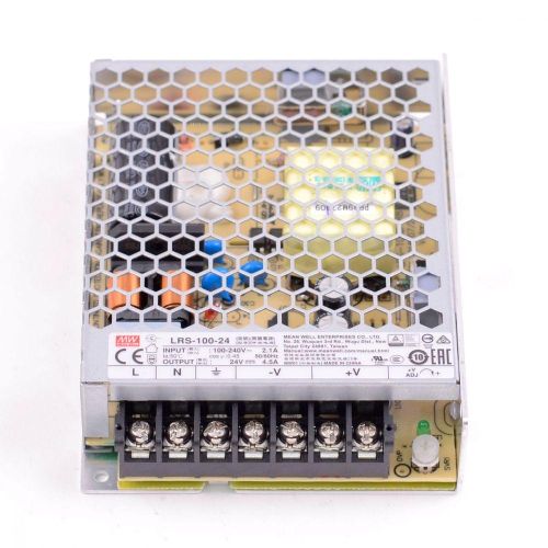 Блок живлення Mean Well LRS-100-24 ( 108W;4,5A;24V;IP20,) Series "LRS"