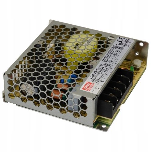 Блок живлення Mean Well LRS-75-12 (72W; 6A; 12V; IP20) Series "LRS"