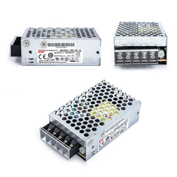 Блок живлення Mean Well RS-25-12 (25.2W; 2.1A; 12V; IP20) Series "RS"
