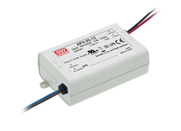 Блок живлення Mean Well APV-35-24 (36W; 1,5A; 24V; IP30) Series "APV"
