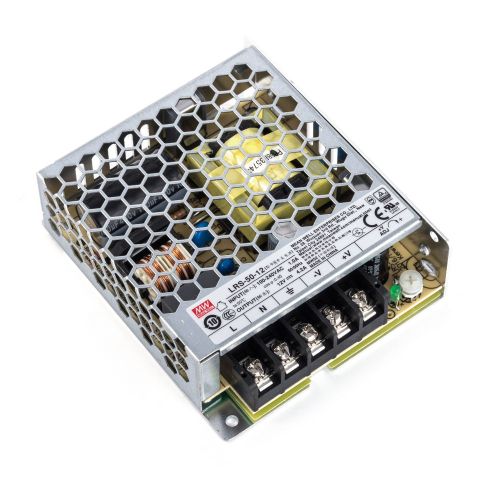 Блок живлення Mean Well LRS-50-12 (50.4W; 4,2A; 12V; IP20) Series "LRS"