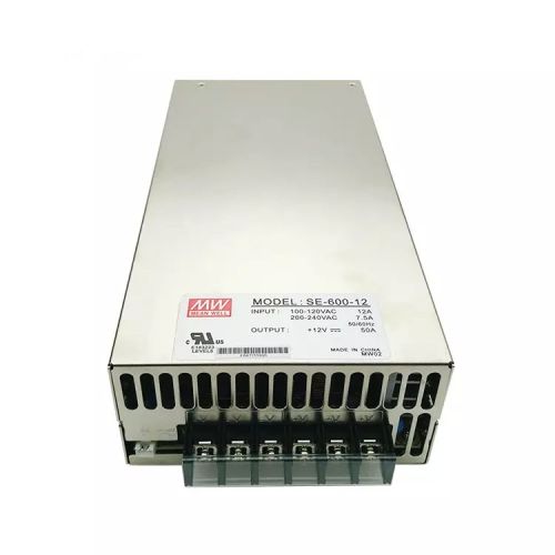 Блок живлення Mean Well SE-600-12 (600W; 50A; 12V; IP20) Series "SE"