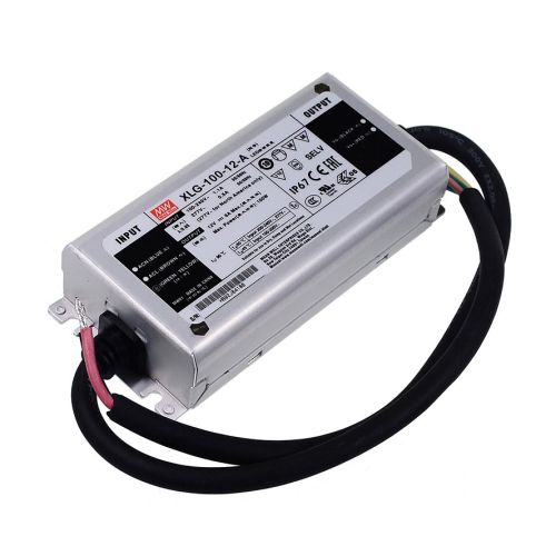 Блок питания Mean Well XLG-100-12-A (96W; 8A; 12V; IP67) Series "XLG"