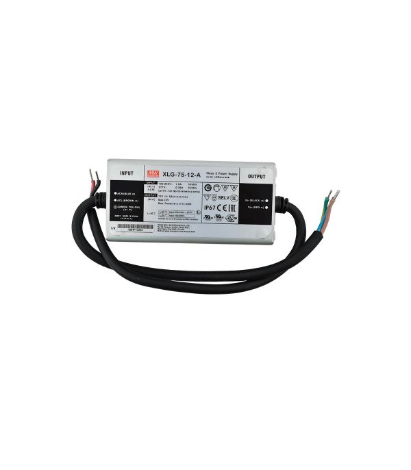 Блок живлення Mean Well XLG-75-12-A (60W; 5A; 12V; IP67) Series "XLG"