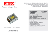 Блок питания 12В 100Вт 8,3А IP20 JLV-12100K металлический перфорированный корпус