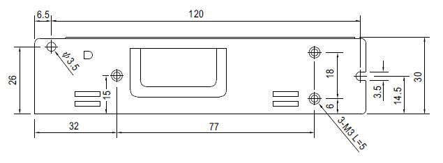 Блок живлення MEAN WELL 12В 102Вт 8,5A IP20 LRS-100-12 мет. перф.