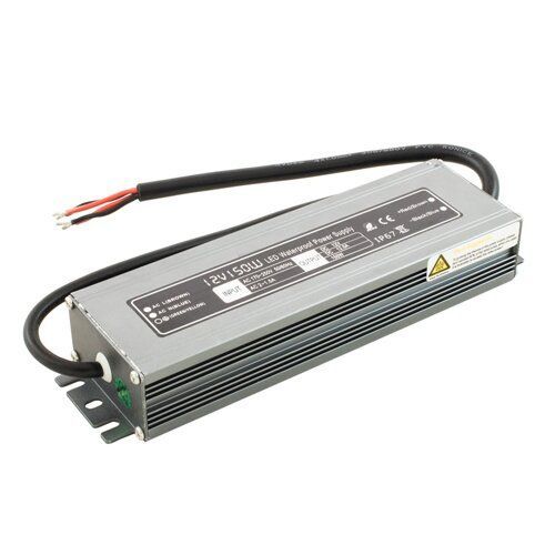 Блок питания 12В 150Вт 12.5А IP67 WBP-150 Slim металлический Герметичный корпус