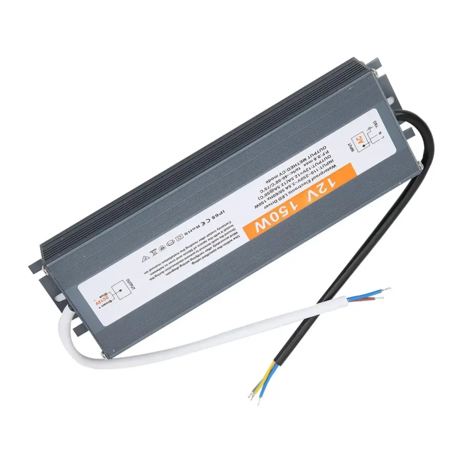 Блок питания 12В 150Вт 12,5А IP68 LT-150-12 Slim металлический герметичный корпус