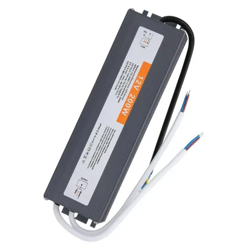 Блок питания 12В 200Вт 16,7А IP68 LT-200-12 Slim металлический герметичный корпус