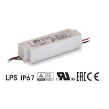Блок питания 12В 20Вт 1,67А IP67 LPV-20-12 пластиковый корпус