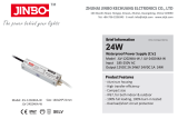 Блок живлення JINBO 12В 24Вт 2A IP67 JLV-12024KA-W мет. герм.