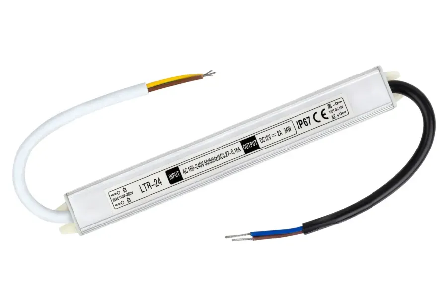Блок питания 12В 24Вт 2А LTR-24-12 Stick IP67 алюминиевый корпус