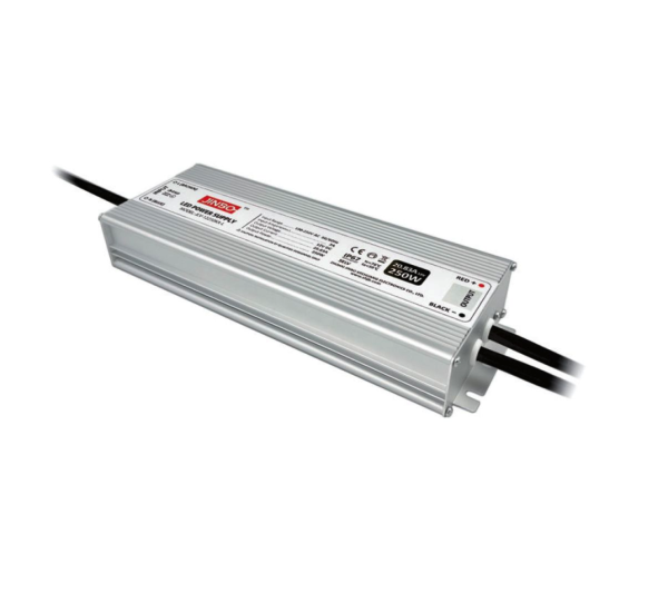 Блок живлення JINBO 12В 250Вт 20,83А IP67 JLV-12250KA-L мет. герм.
