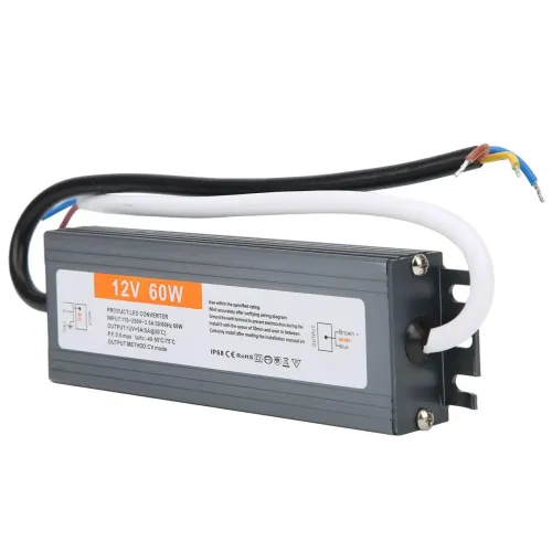 Блок живлення LT 12В 60Вт 5А IP68 LT-60-12 Slim мет. герм.