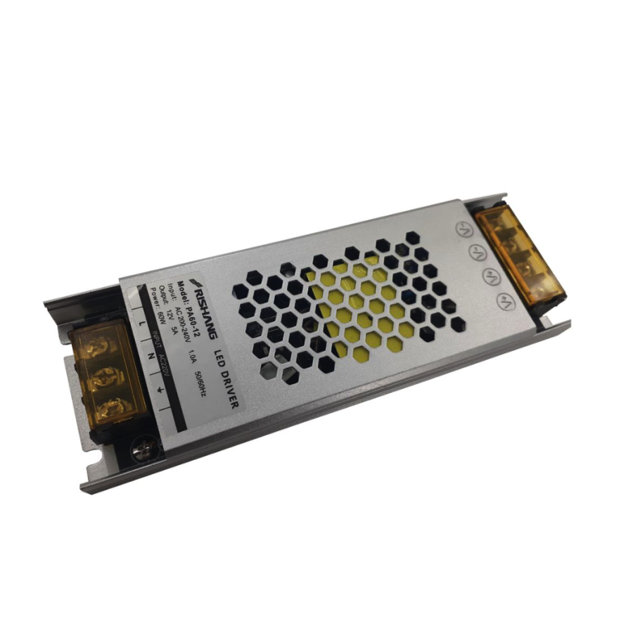 Блок питания 12В 60Вт 5А PA-60-12 IP20 Slim мет. перф.