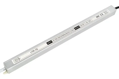 Блок живлення LT 12В 72Вт 6А LTR-72-12 Stick IP67 алюм.