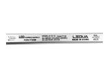 Блок живлення OEM 12В 72Вт 6А LU-72-12 Stick IP20 алюм.