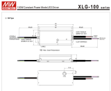 Блок питания 12В 96Вт 8A IP67 XLG-100-12-A металлический Герметичный корпус