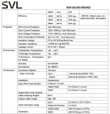 Блок живлення SVL 24В 100Вт 4,17А IP20 SVS-240100VG2 Slim пластик