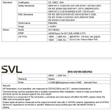 Блок живлення SVL 24В 100Вт 4,17А IP20 SVS-240100VG2 Slim пластик