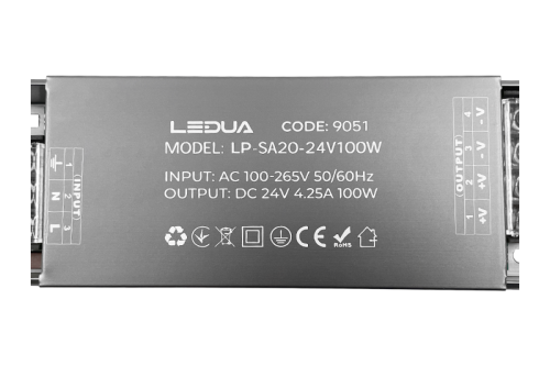 Блок живлення UA 24В 100Вт 4,25А IP20 LP-SA20-24V100W Slim метал