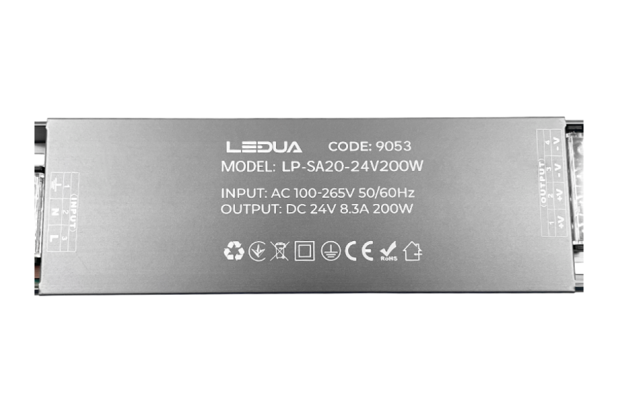 Блок живлення UA 24В 200Вт 8,3А IP20 LP-SA20-24V200W Slim метал