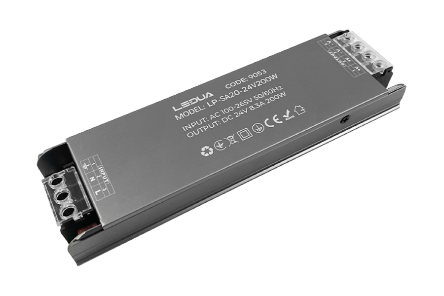 Блок живлення UA 24В 200Вт 8,3А IP20 LP-SA20-24V200W Slim метал
