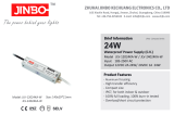 Блок живлення JINBO 24В 24Вт 1А IP67 JLV-24024KA-W мет. герм.