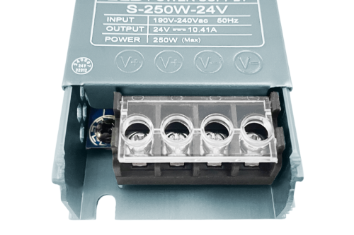 Блок питания 24В 250Вт 10.4А IP20 S-250W-24V Slim металл перф