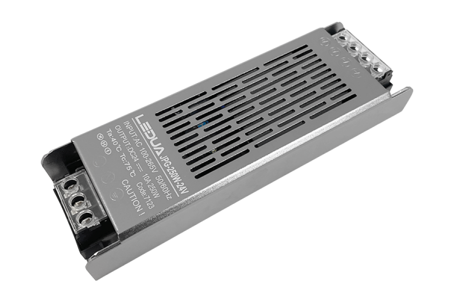 Блок живлення UA 24В 250Вт 10А IP20 JPG-250W-24V Slim мет. перф.