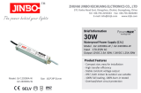Блок живлення JINBO 24В 30Вт 1,25А IP67 JLV-24030KA-W мет. герм.