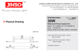 Блок живлення JINBO 24В 30Вт 1,25А IP67 JLV-24030KA-W мет. герм.
