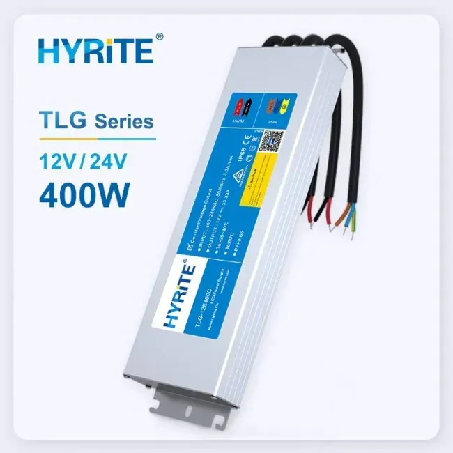 Блок питания 24В 400Вт IP68 16.66A TLG-24E400C Slim алюм.