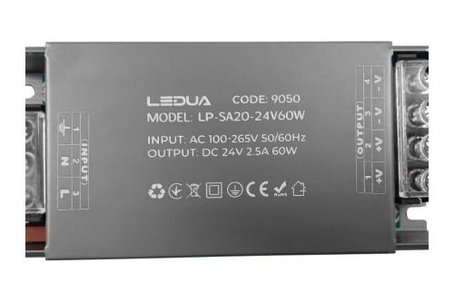 Блок живлення UA 24В 60Вт 2,5А IP20 LP-SA20-24V60W Slim метал