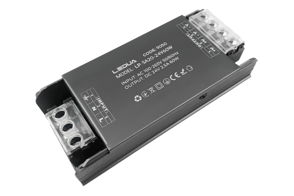 Блок живлення UA 24В 60Вт 2,5А IP20 LP-SA20-24V60W Slim метал