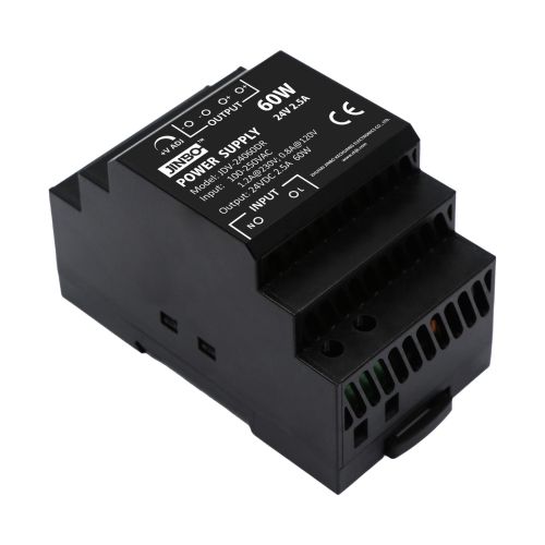 Блок живлення JINBO 24В 60Вт 2,5А IP33 JDV-24060DR на DIN рейку