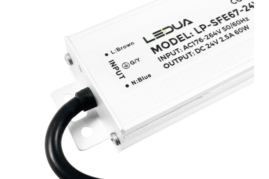 Блок питания 24В 60Вт 2,5А IP67 LP-SFE67-24V60W металлический Герметичный корпус