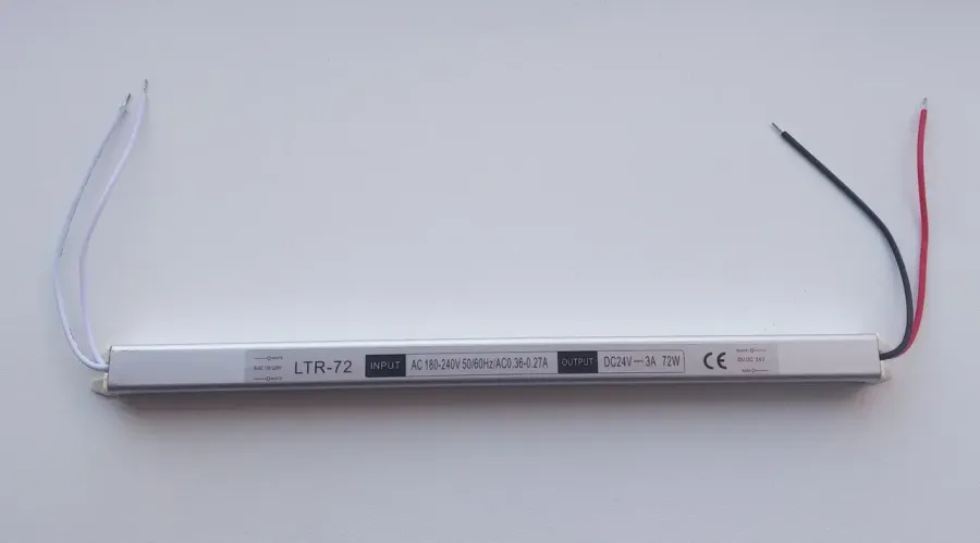 Блок живлення LT 24В 72Вт 3А IP20 LTR-72-24 Stick алюм.