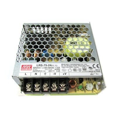 Блок живлення MEAN WELL 24В 76,8Вт 3,2A IP20 LRS-75-24 мет. перф.