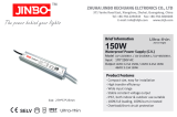 Блок живлення JINBO 48В 150Вт 3,13А IP67 JLV-48150KA-L мет. герм.