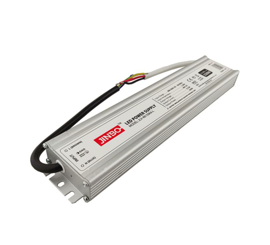 Блок живлення JINBO 48В 150Вт 3,13А IP67 JLV-48150KA-L мет. герм.