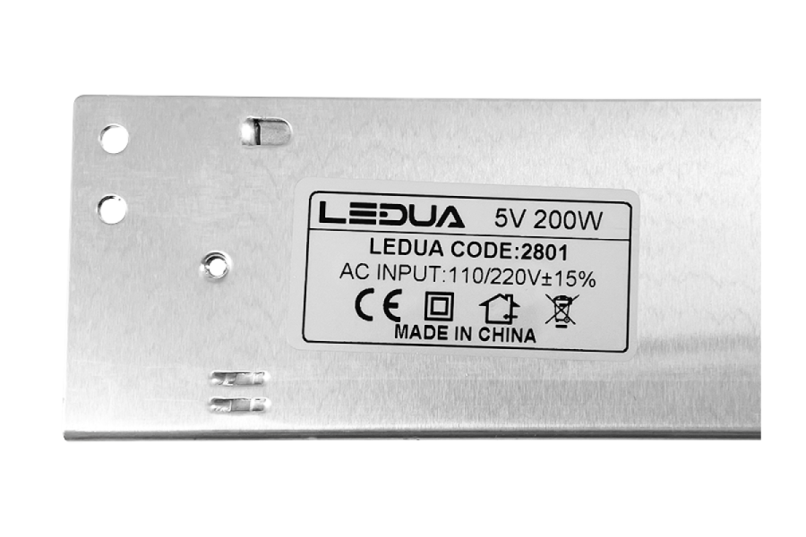 Блок живлення UA 5В 200Вт 40А IP20 LP-PKS20-5V200W мет. перф.
