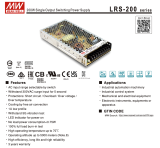 Блок живлення MEAN WELL 5В 200Вт 40A IP20 LRS-200-5 мет. перф.